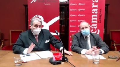 Presentación del informe de la Fundación Basilio Paraíso en la Cámara de Comercio de Zaragoza