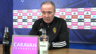 Juan Ignacio Martínez, entrenador del Real Zaragoza.