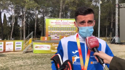 Carlos Mayo, en su valoración de la carrera disputada hoy en Getafe.