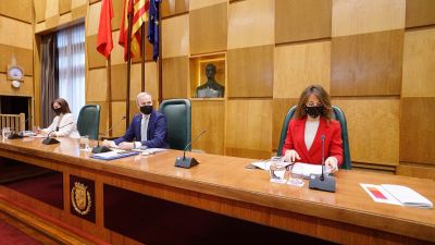 El pleno del Ayuntamiento de Zaragoza esta mañana