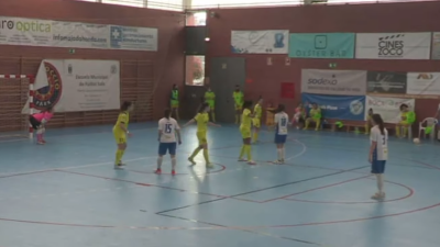 Una imagen del encuentro que Intersala promesas ha disputado esta mañana en Majadahonda.