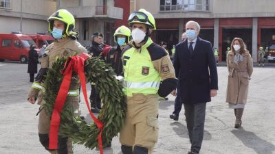 Bomberos de Zaragoza celebran su patrón