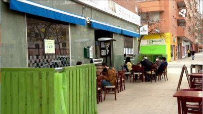 Terraza de bar en Zaragoza