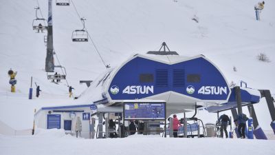 La estación de esquí de Astún en el Pirineo aragonés