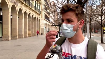 Aragonés respondiendo a cómo hemos cambiado desde el inicio de la pandemia