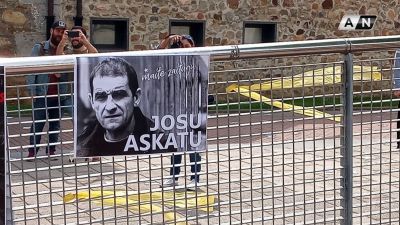 Cartel en apoyo de Josu Ternera