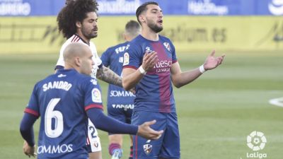 Imagen del encuentro disputado este sábado en El Alcoraz