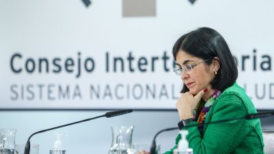 La ministra de Sanidad, Carolina Darias