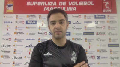 Miguel Rivera, entrenador del CV Teruel.