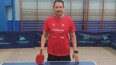 Jorge Gambra, de Publimax CAI Santiago durante la competición.