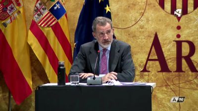 Felipe VI, este lunes tras su visita a Fuendetodos