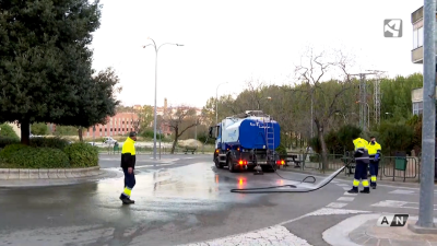 Limpieza del lugar de los hechos (TARAZONA)