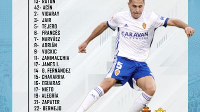 Estos son los 24 convocados para el duelo ante el Almería.