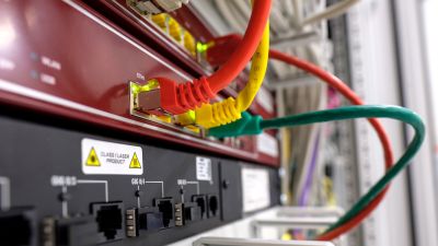 Cableado de internet.