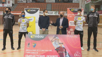 Presentación del patrocinio del CV Teruel. Imagen: Aragón Deporte.