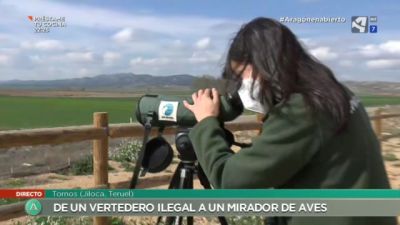 De vertedero ilegal a mirador de aves