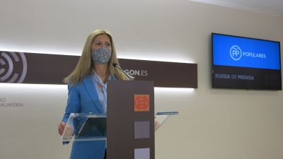 La portavoz adjunta del PP en las Cortes de Aragón, Mar Vaquero.