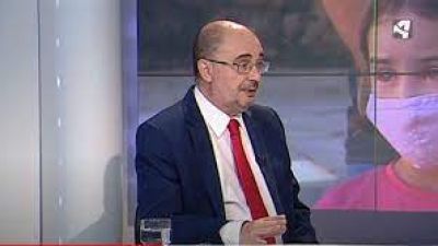 Javier Lambán, en Aragón TV
