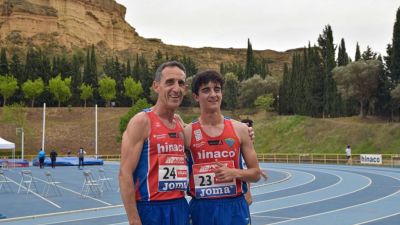 Carlos y Pol Oriach, al finalizar la prueba este pasado fin de semana.
