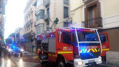 Bomberos de la Diputación Provincial de Huesca en Jaca (DPH).