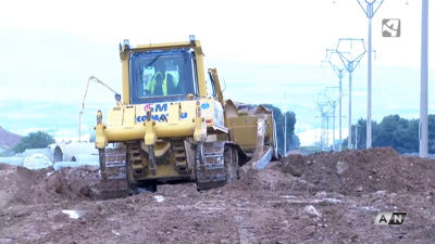 Construcción obras PIGA en Épila (Zaragoza).