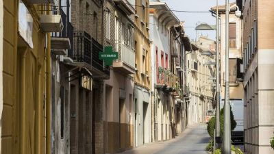 Imagen de una calle de Ejea de los Caballeros