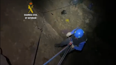 Imagen del rescate de Peña Rueba (Foto: Guardia Civil)