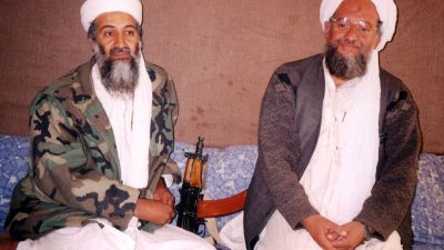 Usama bin Laden (izq) y Ayman al Zawahiri (dcha) / VISUAL NEWS.