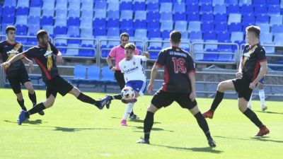 Imagen del Deportivo Aragón - Barbastro. Imagen: Real Zaragoza