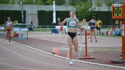 Mireya Arnedillo. Imagen: Federación Aragonesa de Atletismo.