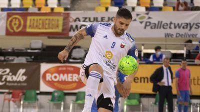 El Fútbol Emotion Zaragoza en el último partido. Foto: Fútbol Emotion.