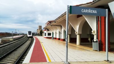 Estación de tren de Cariñena.