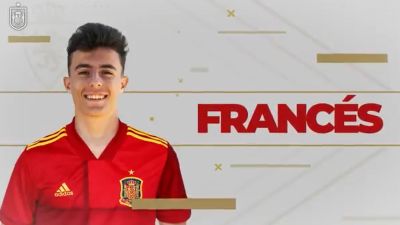 Alejandro Francés, en la convocatoria con la sub 21