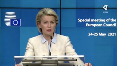 La presidenta de la Comisión Europea, Úrsula von der Leyen.