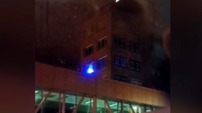 Imagen de la fiesta ilegal en el Hospital Miguel Servet de Zaragoza