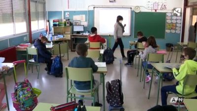 Alumnos en una clase.