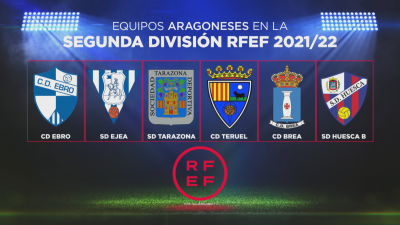 Clubes aragoneses de 2ª RFEF. Imagen: Aragón Deporte.