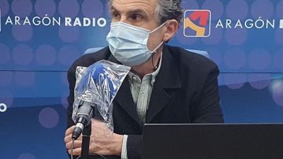 El director general de Salud Pública, Francisco Javier Falo, en una entrevista en Aragón Radio.