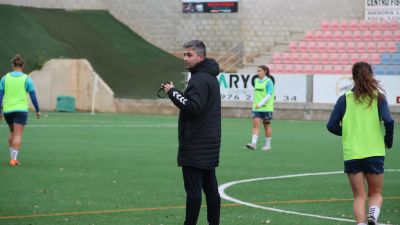 Nacho Bracero, en un entrenamiento de la pasada temporada.