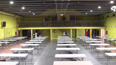 Aula del campus de la Universidad de Zaragoza.