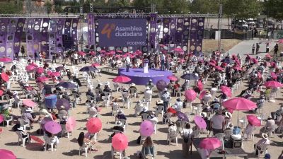 IV Asamblea de Podemos IV Asamblea Ciudadana en el Auditorio Parque de Lucía de Alcorcón (Madrid).