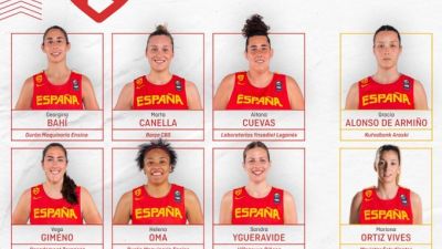 Imagen de la selección española de basket 3x3.