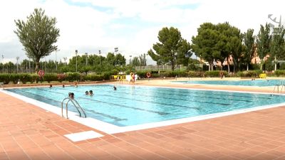 Imagen de una piscina en Aragón.
