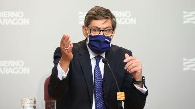 Arturo Aliaga, durante una comparecencia de prensa.