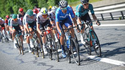 Jorge Arcas, en su reciente participación en el Critérium du Dauphiné.