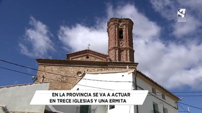 Imagen de un templo religioso en Teruel.