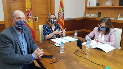 Reunión presidida por Mayte Pérez para abordar la futura ley de emergencias (EP).