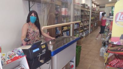 Imagen de un comercio rural.
