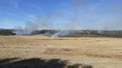El incendio de Valdabra ha podido ser controlado rápidamente.