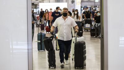 Llegada a un aeropuerto